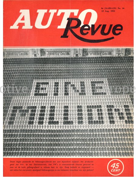 1955 AUTO REVUE MAGAZINE 3 NEDERLANDS
