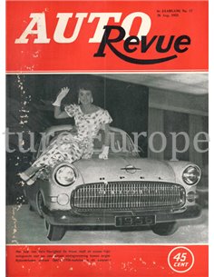 1955 AUTO REVUE MAGAZINE 3 NEDERLANDS