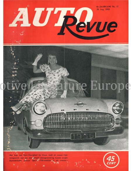 1955 AUTO REVUE MAGAZINE 4 DUTCH