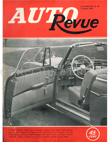1955 AUTO REVUE MAGAZIN 3 NIEDERLÄNDISCH
