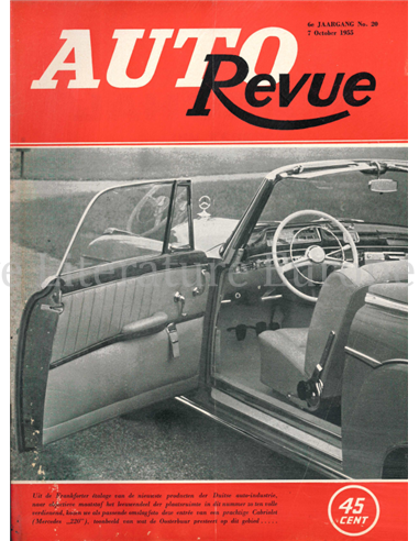1955 AUTO REVUE MAGAZINE 3 NEDERLANDS