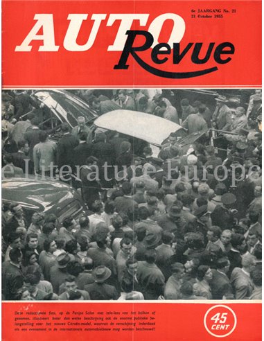 1955 AUTO REVUE MAGAZIN 3 NIEDERLÄNDISCH