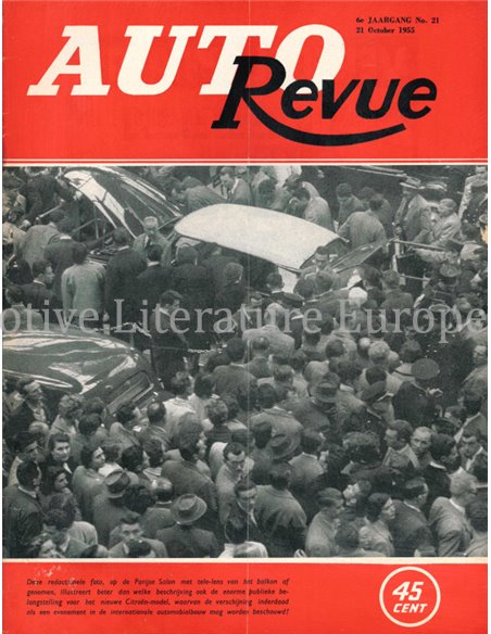 1955 AUTO REVUE MAGAZIN 3 NIEDERLÄNDISCH