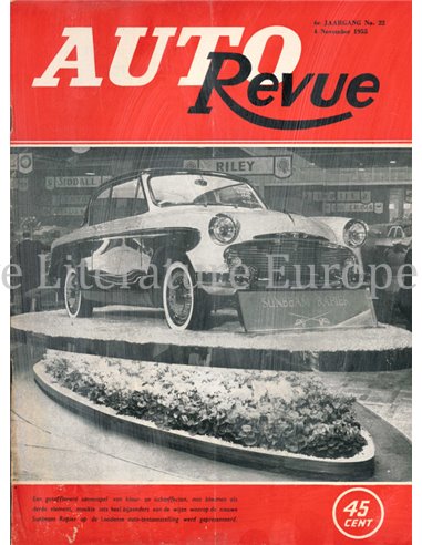 1955 AUTO REVUE MAGAZINE 3 NEDERLANDS