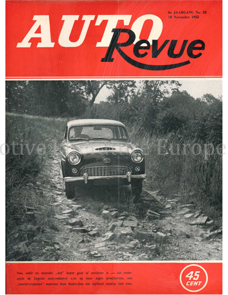 1955 AUTO REVUE MAGAZINE 22 NEDERLANDS