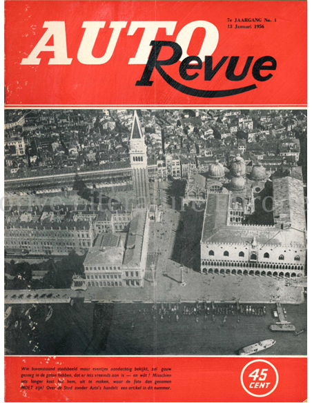 1955 AUTO REVUE MAGAZINE 1 NEDERLANDS