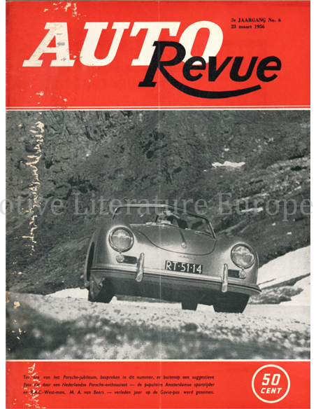 1956 AUTO REVUE MAGAZINE 1 DUTCH