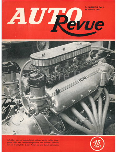1955 AUTO REVUE MAGAZIN 1 NIEDERLÄNDISCH