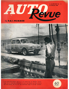 1956 AUTO REVUE MAGAZINE 1 DUTCH