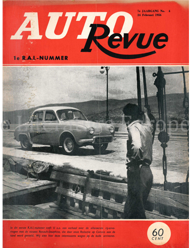 1955 AUTO REVUE MAGAZINE 1 NEDERLANDS