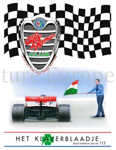 2006 ALFA ROMEO CLUB HET KLAVERBLAADJE 113 NEDERLANDS