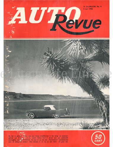 1956 AUTO REVUE MAGAZINE 9 DUTCH