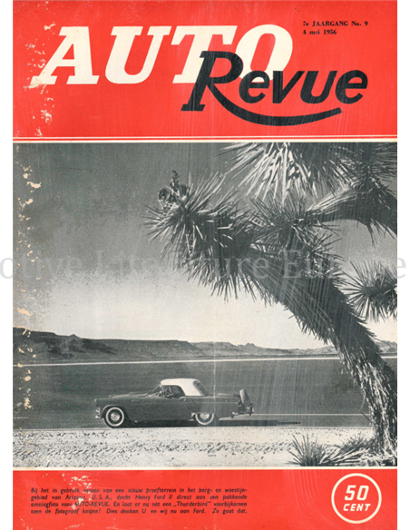 1956 AUTO REVUE MAGAZINE 9 DUTCH