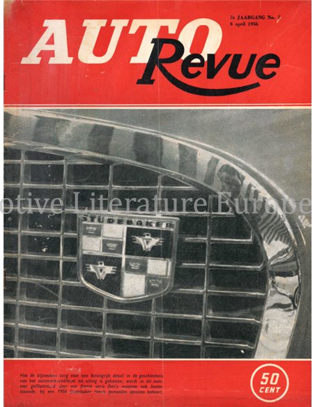 1955 AUTO REVUE MAGAZINE 1 NEDERLANDS