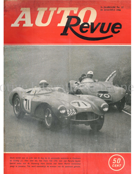 1955 AUTO REVUE MAGAZIN 1 NIEDERLÄNDISCH