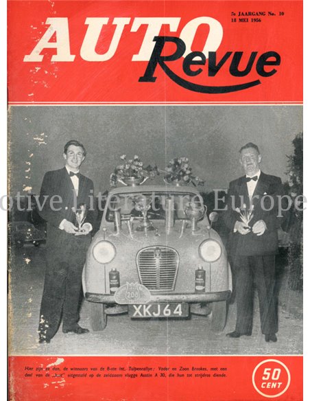 1956 AUTO REVUE MAGAZINE 1 DUTCH