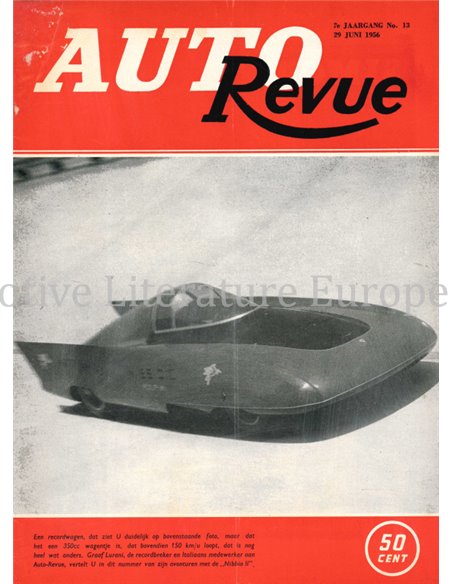 1955 AUTO REVUE MAGAZINE 1 NEDERLANDS