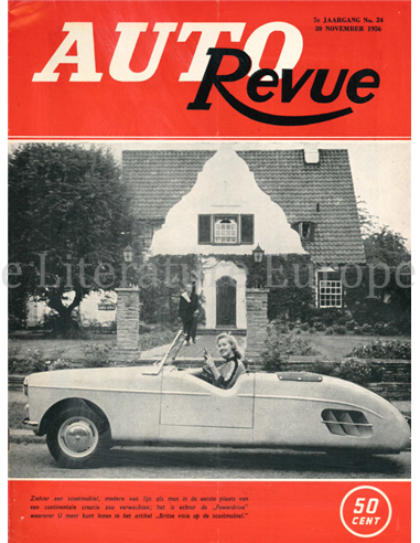 1955 AUTO REVUE MAGAZINE 1 NEDERLANDS