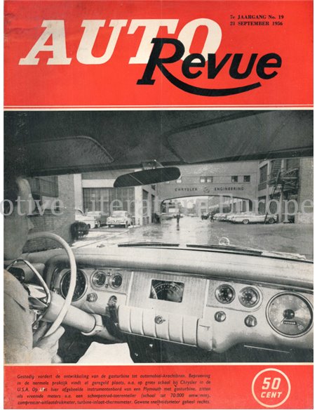 1955 AUTO REVUE MAGAZINE 1 NEDERLANDS