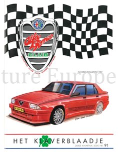 2000 ALFA ROMEO CLUB HET KLAVERBLAADJE 91 NEDERLANDS