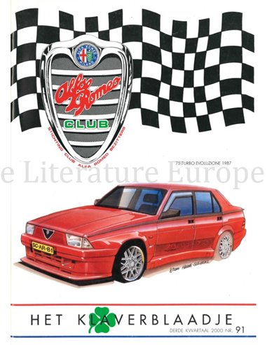 2000 ALFA ROMEO CLUB HET KLAVERBLAADJE 91 NIEDERLÄNDISCH