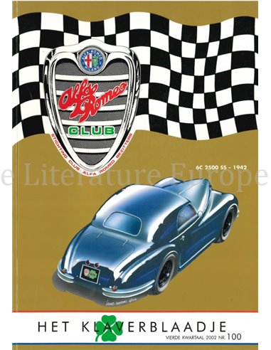 2002 ALFA ROMEO CLUB HET KLAVERBLAADJE 100 NIEDERLÄNDISCH