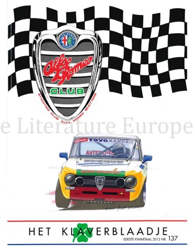 2012 ALFA ROMEO CLUB HET KLAVERBLAADJE 137 NIEDERLANDISCH