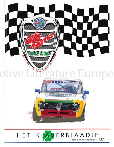 2012 ALFA ROMEO CLUB HET KLAVERBLAADJE 137 DUTCH