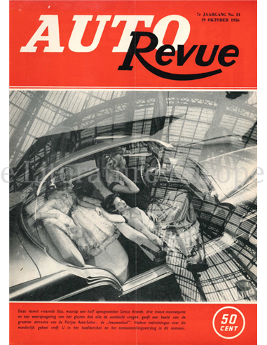1956 AUTO REVUE MAGAZINE 1 DUTCH