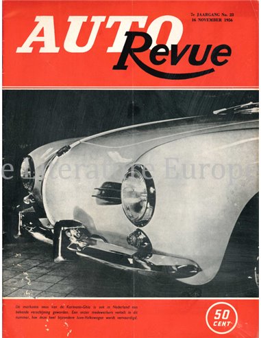 1955 AUTO REVUE MAGAZINE 1 NEDERLANDS