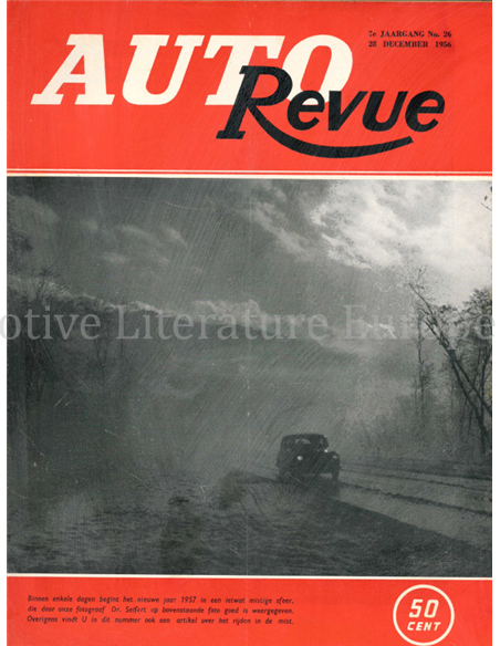1956 AUTO REVUE MAGAZINE 1 DUTCH