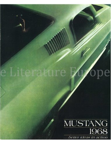 1968 FORD MUSTANG BROCHURE ENGELS (US)