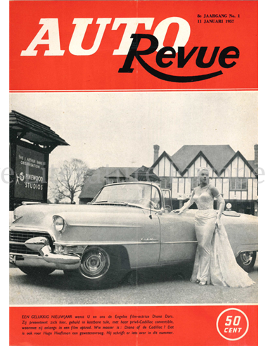1957 AUTO REVUE MAGAZINE 1 NEDERLANDS