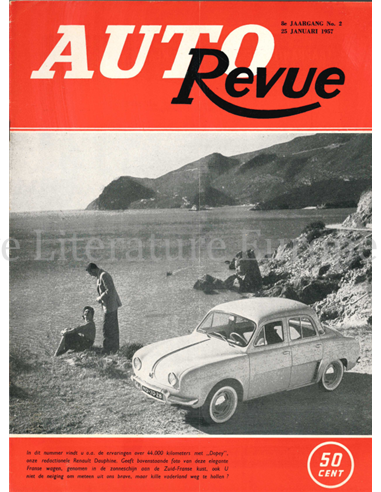 1957 AUTO REVUE MAGAZINE 1 NEDERLANDS