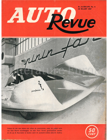 1957 AUTO REVUE MAGAZINE 5 NEDERLANDS