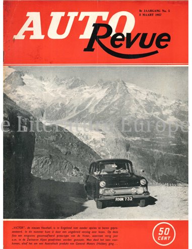 1957 AUTO REVUE MAGAZINE 5 NEDERLANDS