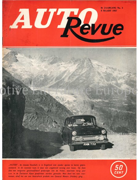 1957 AUTO REVUE MAGAZINE 5 DUTCH