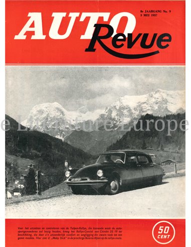 1957 AUTO REVUE MAGAZINE 9 NEDERLANDS