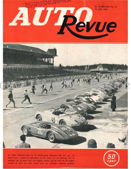 1957 AUTO REVUE MAGAZINE 12 NEDERLANDS