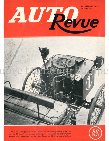 1957 AUTO REVUE MAGAZINE 13 DUTCH
