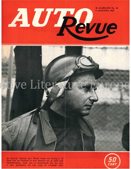 1957 AUTO REVUE MAGAZINE 15 NEDERLANDS
