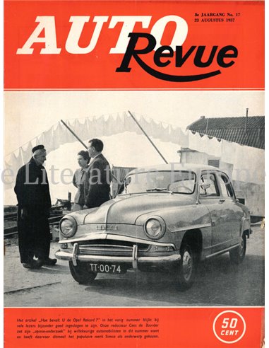 1957 AUTO REVUE MAGAZIN 17 NIEDERLÄNDISCH