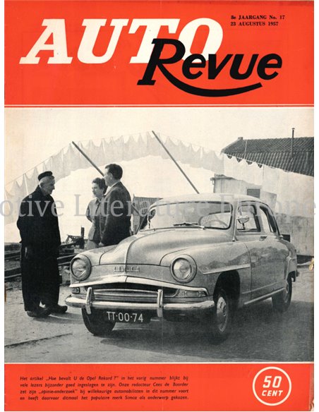 1957 AUTO REVUE MAGAZINE 17 NEDERLANDS