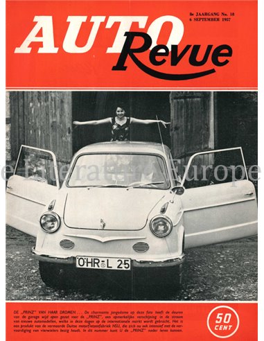 1957 AUTO REVUE MAGAZINE 18 NEDERLANDS