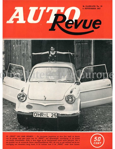 1957 AUTO REVUE MAGAZINE 18 DUTCH