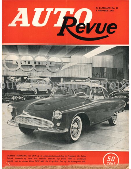 1957 AUTO REVUE MAGAZINE 20 NEDERLANDS