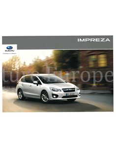 2013 SUBARU IMPREZA PROSPEKT DEUTSCH