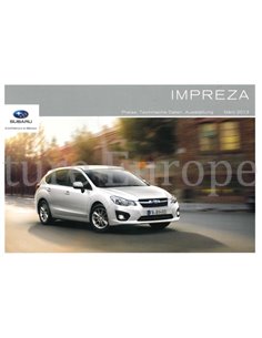 2013 SUBARU IMPREZA BROCHURE DUITS 2