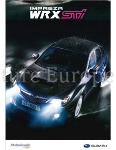 2008 SUBARU IMPREZA WRX STI DATENBLATT THAILÄNDISCH