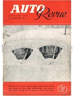 1951 AUTO REVUE MAGAZINE 1 NEDERLANDS